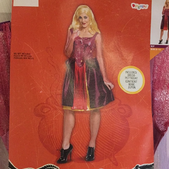 Disney Hocus Pocus Sarah Woman’s Halloween Theatre Dress Up Costume Size… - Picture 3 of 16